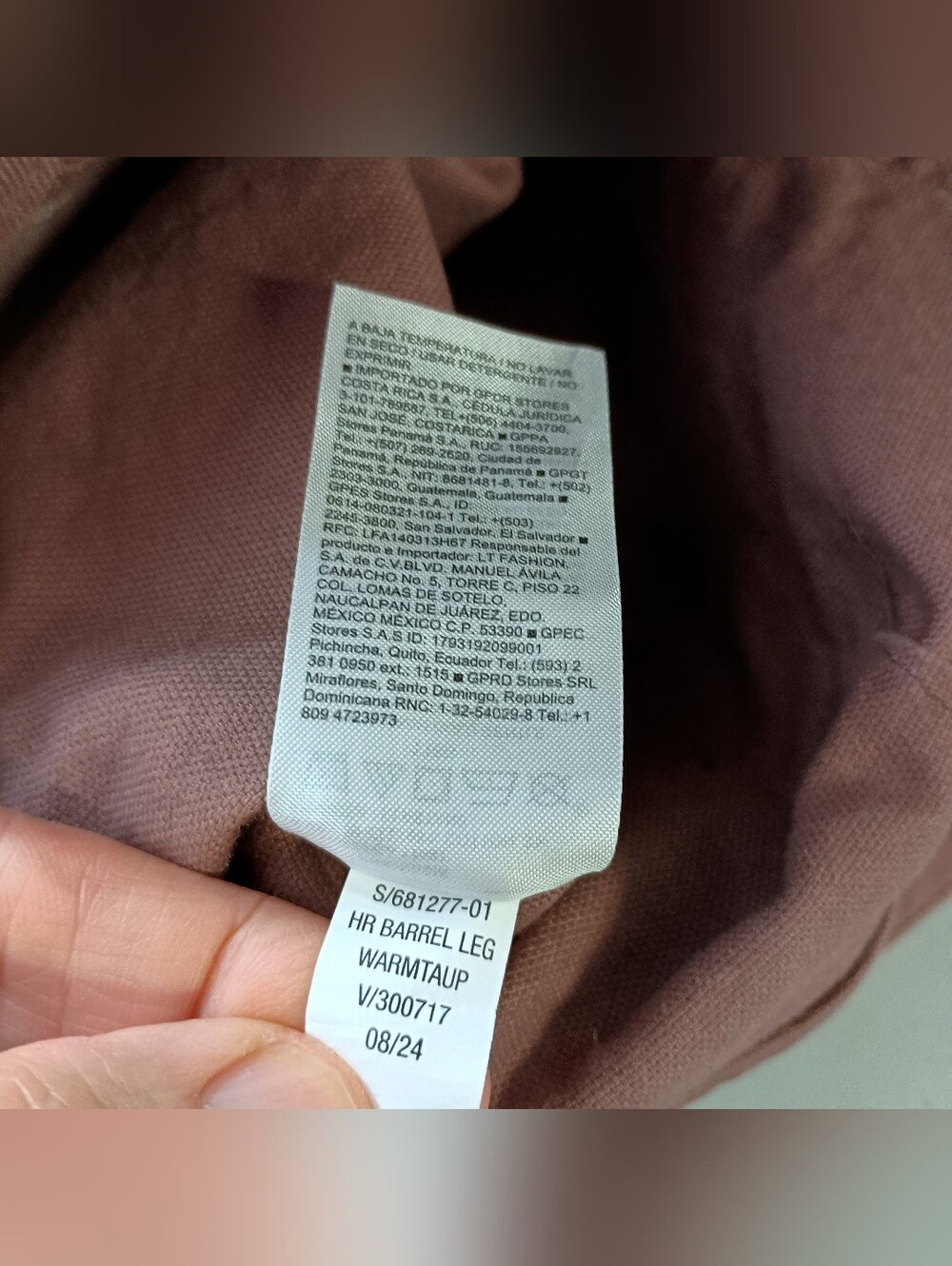 Old Navy Barrel Leg Pants 14 Womens Warm Taupe High Rise Canvas Ankle Utility - Picture 7 of 8